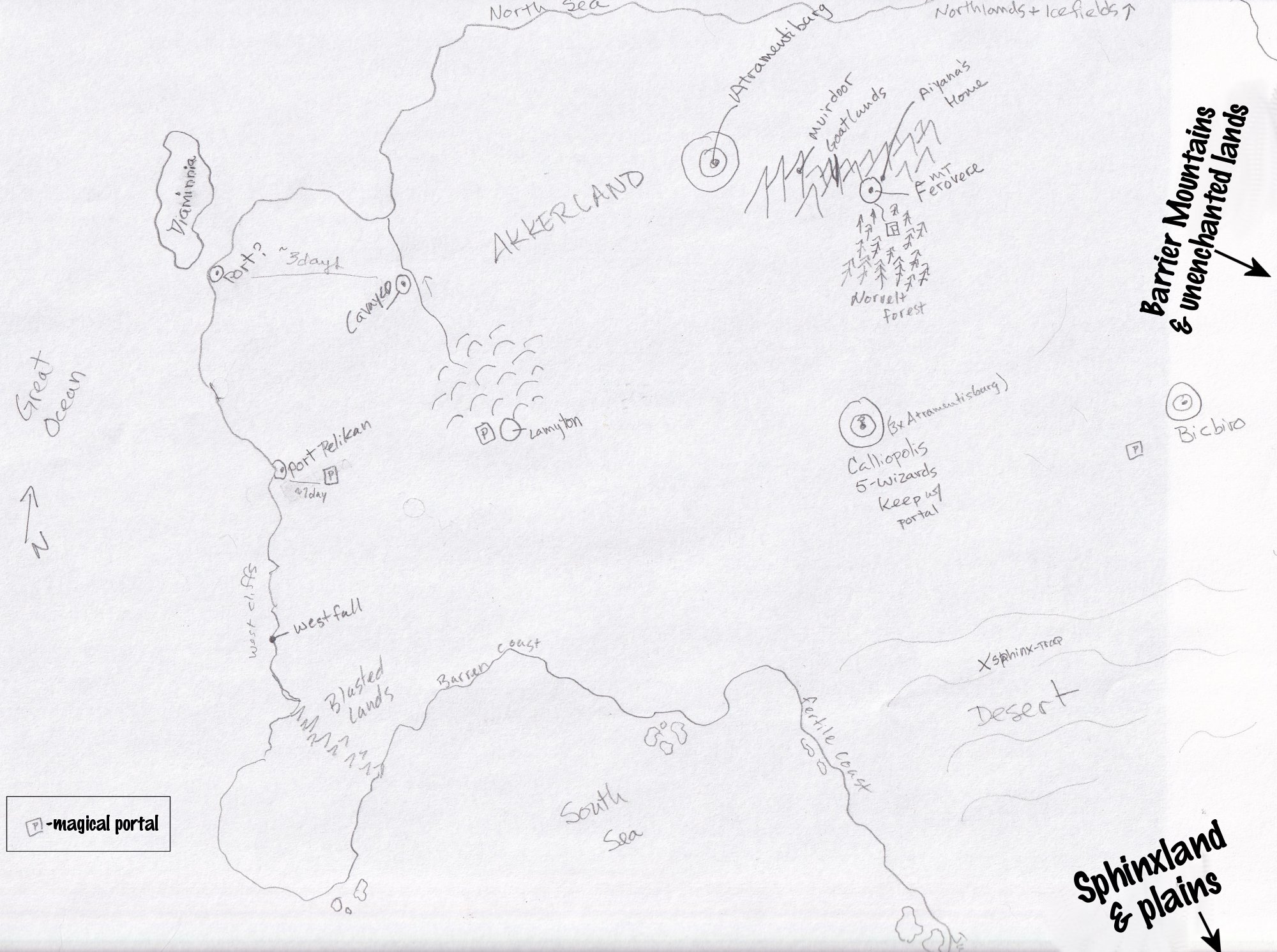 Map of the Wizardlands