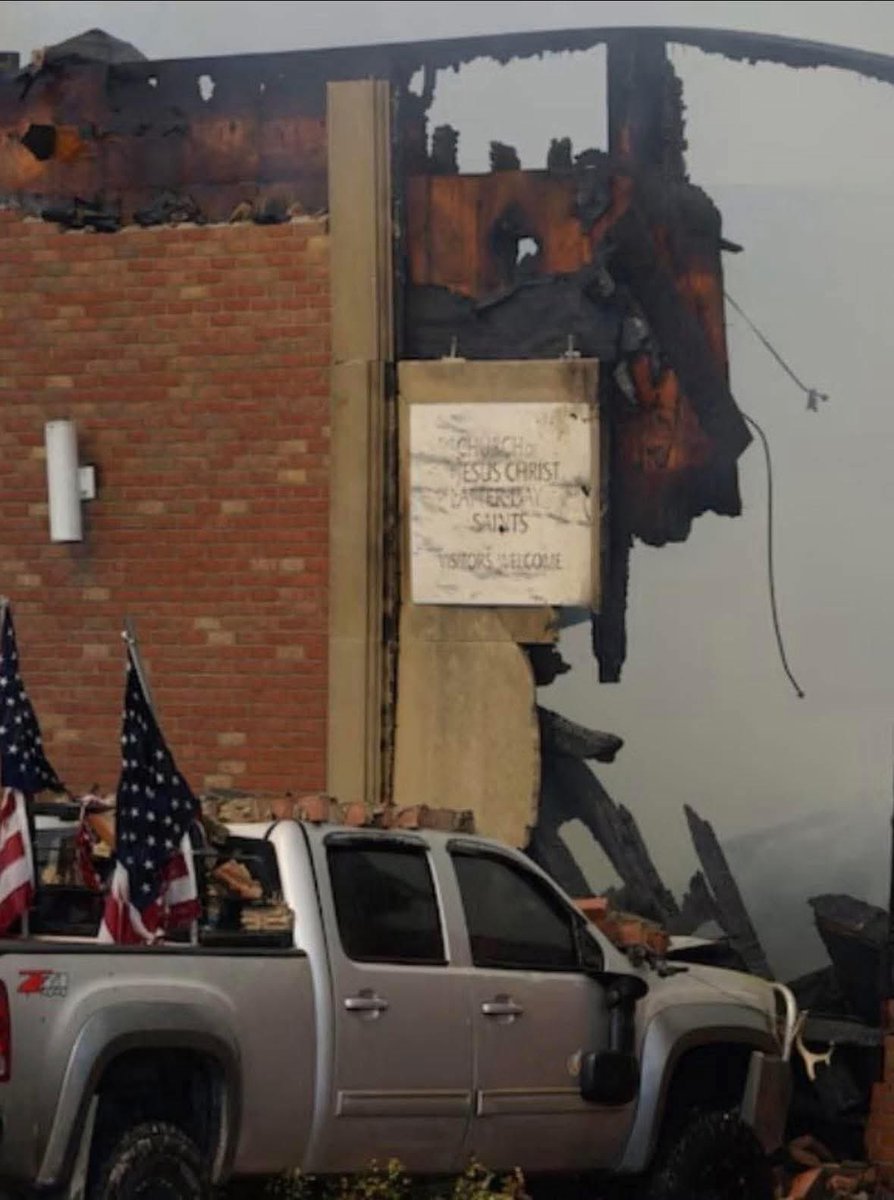 Burned Church Building in Michigan Burned Church Building in Michigan